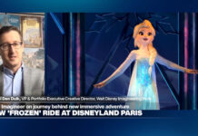 Lead Imagineer at the new 'Frozen' experience at Disneyland Paris