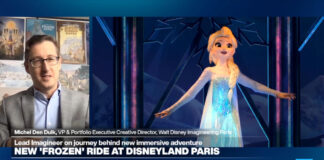 Lead Imagineer at the new 'Frozen' experience at Disneyland Paris