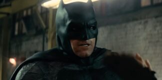 Ben Affleck’s Batman Returns in New Mech Swimsuit Photograph