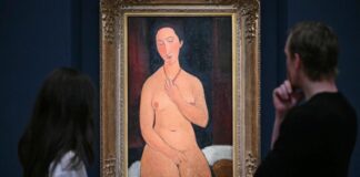 Modigliani nude units Ecu public sale file at London artwork sale