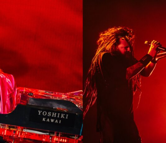 YOSHIKI Unveils First Particular Visitor Jonathan Davis of Korn for Walt Disney Live performance Corridor Presentations, July 16 & 17
