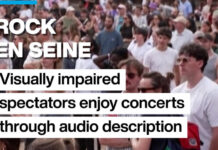 Rock en Seine: Visually impaired spectators experience pageant with audio description