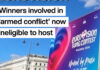 Eurovision: Winners occupied with 'armed warfare' now ineligible to host contest