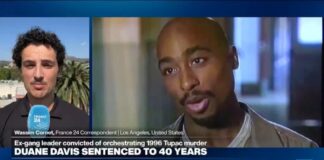 Former gang chief sentenced to minimal 40 years for Tupac killing